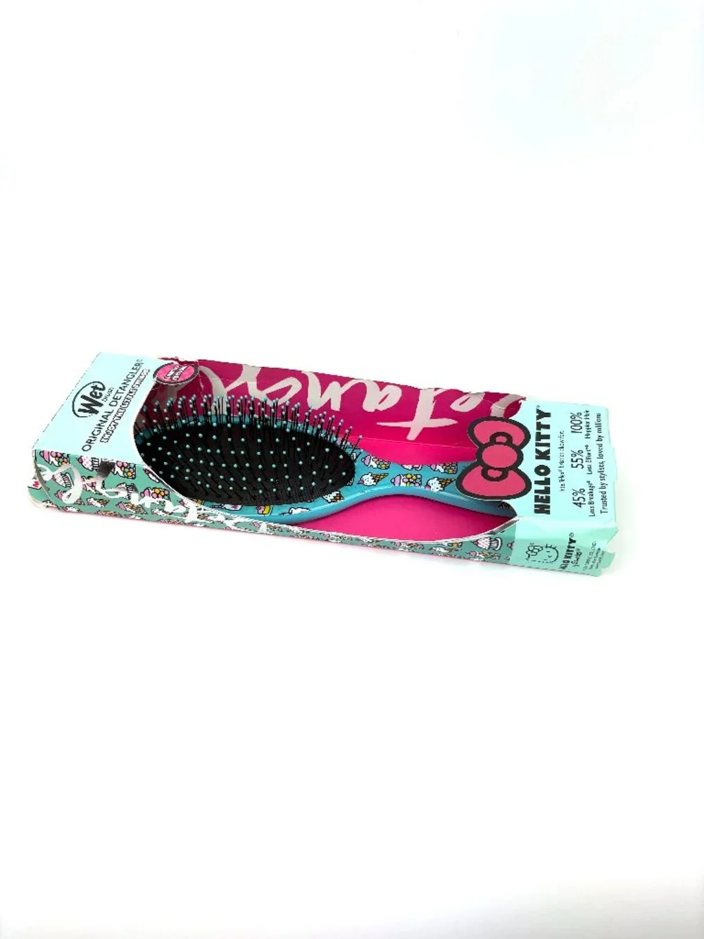 Hello Kitty Bubble Gum Limited Edition Wet Brush Original Detangler Brush. New